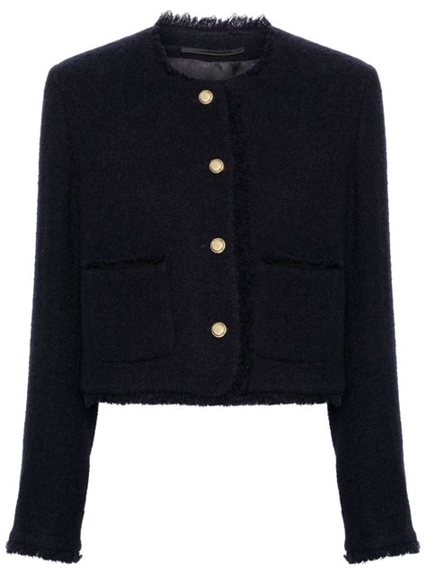 miu miu tweed coat|Miu Miu Tweed Jackets for Women .